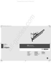 Bosch GSN Professional 90-34 DK Originalbetriebsanleitung