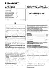 Blaupunkt Wiesbaden CM84 Bedienungsanleitung