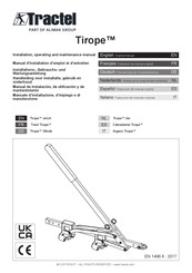 Tractel Tirope Installations-, Gebrauchs- Und Wartungsanleitung