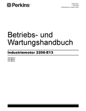 perkins 2206-E13 Betriebs- Und Wartungshandbuch