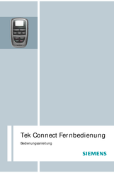 Siemens Tek Connect Bedienungsanleitung