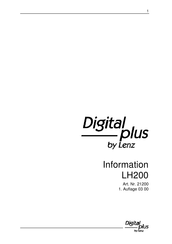 Lenz Digital plus LH 200 Information