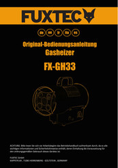 Fuxtec FX-GH33 Original Bedienungsanleitung