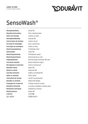 Duravit SensoWash Serie Montageanleitung