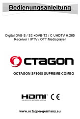 Octagon SF8008 SUPREME COMBO Installationsanleitung