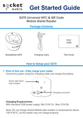 Socket Mobile SocketScan S370 Schnellstartanleitung
