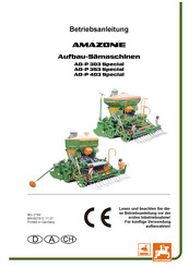 Amazone AD-P 403 Special Betriebsanleitung