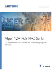 Westermo Viper-112A-T3G-P8-LV-PPC Bedienungsanleitung