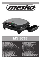 Mesko MS 3035 Bedienungsanweisung