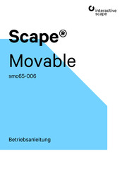 interactive scape Scape Movable smo65-006 Betriebsanleitung