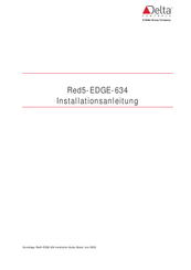 Delta Controls Red5-EDGE-634 Installationsanleitung