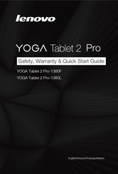 Lenovo YOGA Tablet 2 Pro-1380L Bedienungsanleitung
