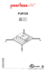 peerless-AV PJR125 Bedienungsanleitung