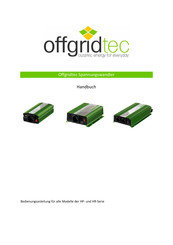 Offgridtec HP Serie Handbuch