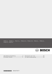 Bosch PKF6 N-Serie Gebrauchsanleitung