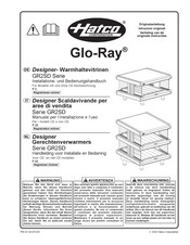 Hatco GLO-RAY GR2SDH-36D Installations- Und Bedienungshandbuch