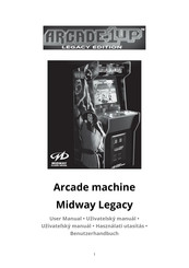 ARCADE1UP Midway Legacy Benutzerhandbuch