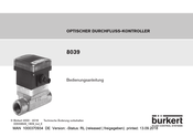 bürkert 8039 Bedienungsanleitung