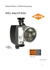 WITA Delta UP 40 Serie Original Einbau- Und Betriebsanleitung
