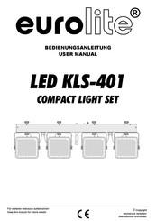 EuroLite LED KLS-401 Bedienungsanleitung