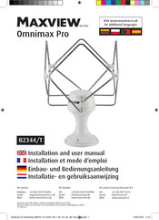 Maxview Omnimax Pro B2344/T Einbau- Und Bedienungsanleitung