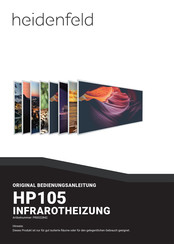 heidenfeld HP-105 Original Bedienungsanleitung