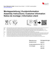 Rauch AG426.0CK9 Montageanleitung