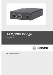 Bosch DVRXEAP01 Installationshandbuch