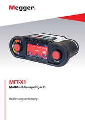 Megger MFT-X1 Bedienungsanleitung