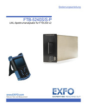 EXFO FTB-5240S-P Bedienungsanleitung