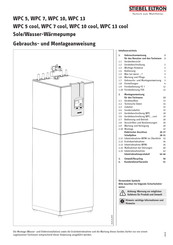 STIEBEL ELTRON WPC 10 Gebrauchs- Und Montageanweisung