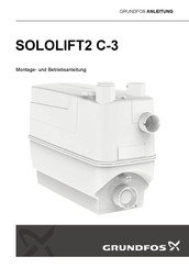 Grundfos Sololift2 C-3 Montage- Und Betriebsanleitung