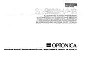 Sharp OPTONICA ST-9100H Bedienungsanleitung