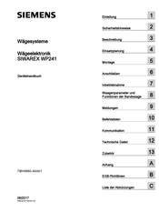 Siemens SIWAREX WP241 Gerätehandbuch