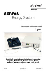 Stryker Endoscopy SERFAS Bedienungsanleitung