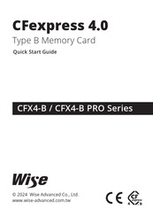 Wise CFX4-B PRO Serie Schnellstartanleitung