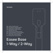 Easee Base 2-Way Benutzer- Und Installationsanleitung