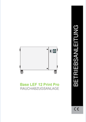 Bofa Base LEF 12 Print Pro Betriebsanleitung