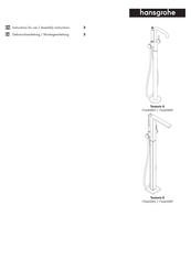 HANSGROHE Tecturis E 73445 3 Serie Gebrauchsanleitung, Montageanleitung