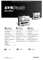 GYS GYSPACK 810 Bedienungsanleitung