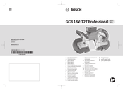 Bosch Heavy Duty GCB 18V-127 Professional Originalbetriebsanleitung