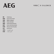 AEG VX8 X Silence-4-ECO Anleitung