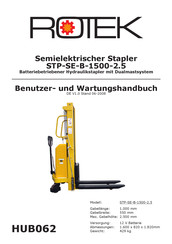 Rotek STP-SE-B-1500-2.5 Benutzer- Und Wartungshandbuch