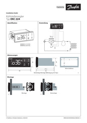 Danfoss EKC 224 Installationsanleitung