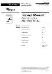 Whirlpool ADP 5966 WHM Service
