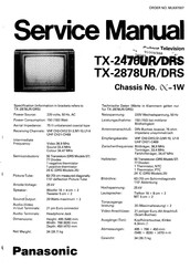 Panasonic TX-2478UR Service