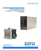 EXFO FTB-5230S/-OCA Bedienungsanleitung