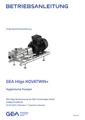 GEA Hilge NOVATWIN+ Betriebsanleitung