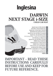 Inglesina DARWIN NEXT STAGE Bedienungsanleitung