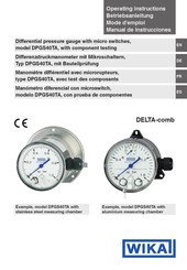 WIKA DELTA-comb DPGS40TA Betriebsanleitung